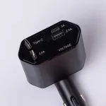 Автомобільний зарядний пристрій Starry Sky з висувними кабелями та портами USB-A/USB-C (HP-C1)