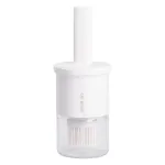 Баночка для олії з пензликом 300 мл диспенсер з пензликом для оливкової, соняшникової олії Білий HP-34-11W (HP-34-11W)