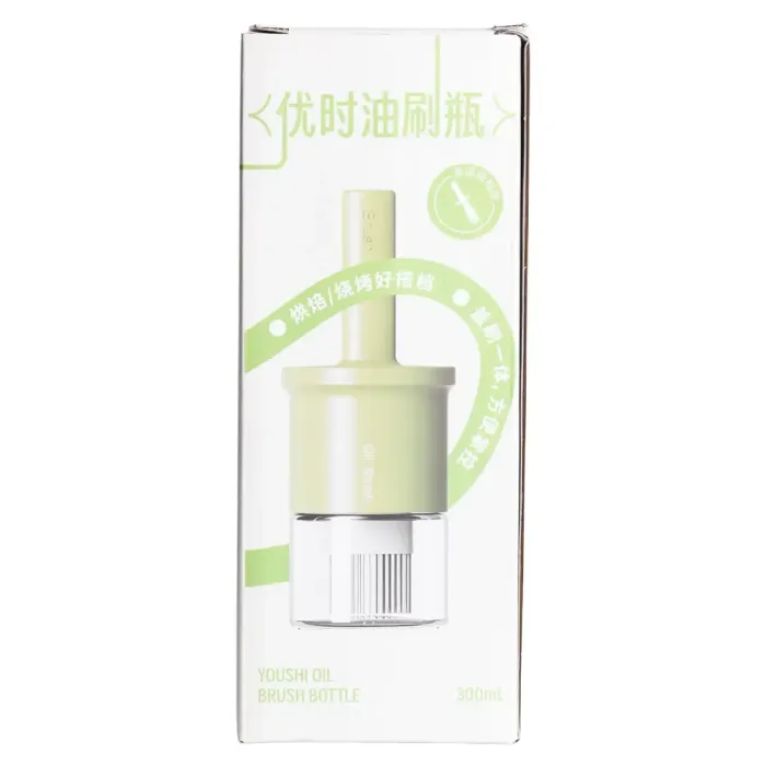 Баночка для олії з пензликом 300 мл диспенсер з пензликом для оливкової, соняшникової олії Білий HP-34-11W (HP-34-11W) - изображение 7