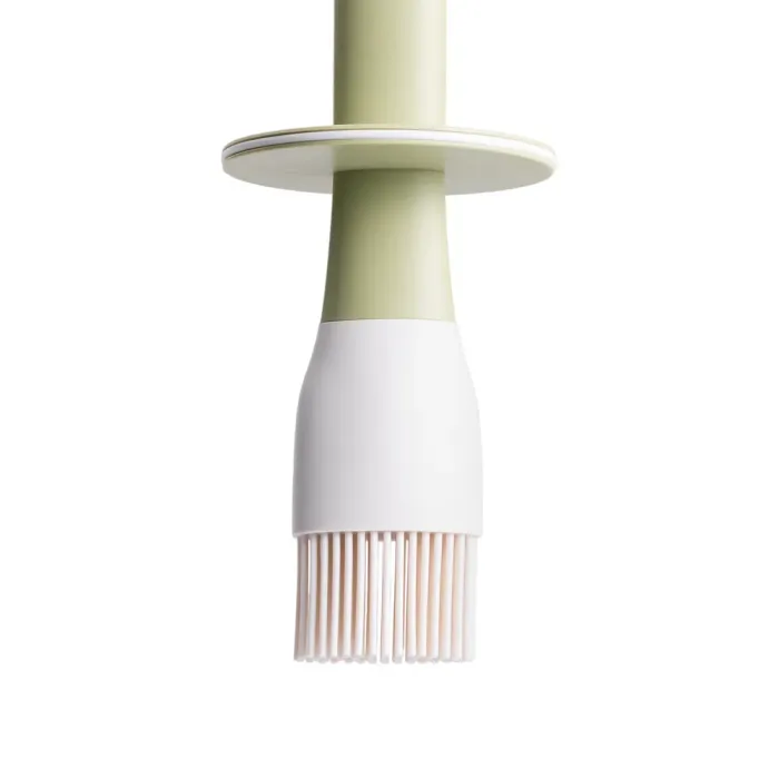 Банка для олії з пензликом 300 мл диспенсер з пензликом для оливкової, соняшникової олії Зелений HP-34-11GR (HP-34-11GR) - изображение 5