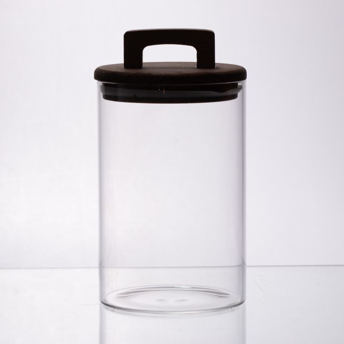 банка для сипучих продуктів з бамбуковою кришкою 900 мл 64486-66 (64486-66) - зображення 2