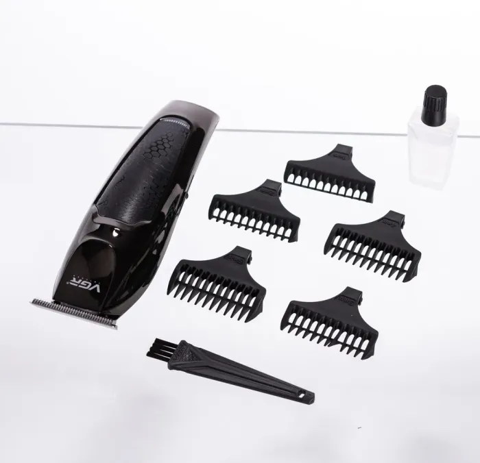 Бездротова машинка для стрижки волосся Чорний VGR V-030 (HP-V-030) - изображение 2