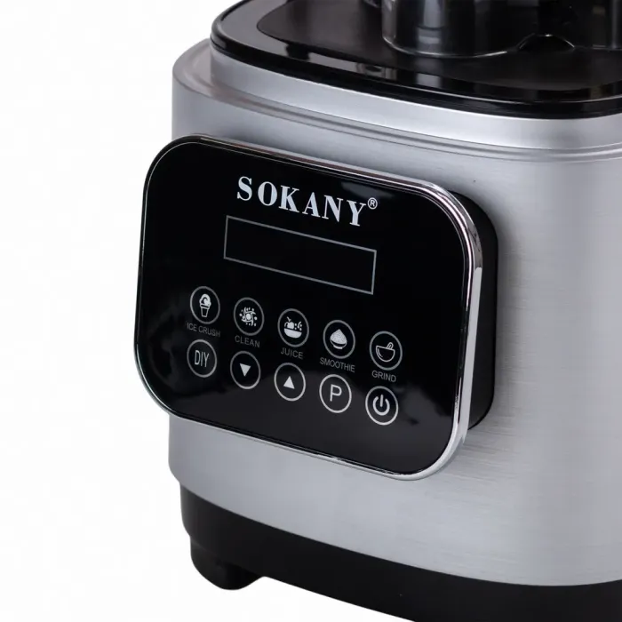 Бесшумный блендер Sokany с 2-литровой чашей для смузи и коктейлей, портативный 8000 Вт. (SK-03024) - изображение 7