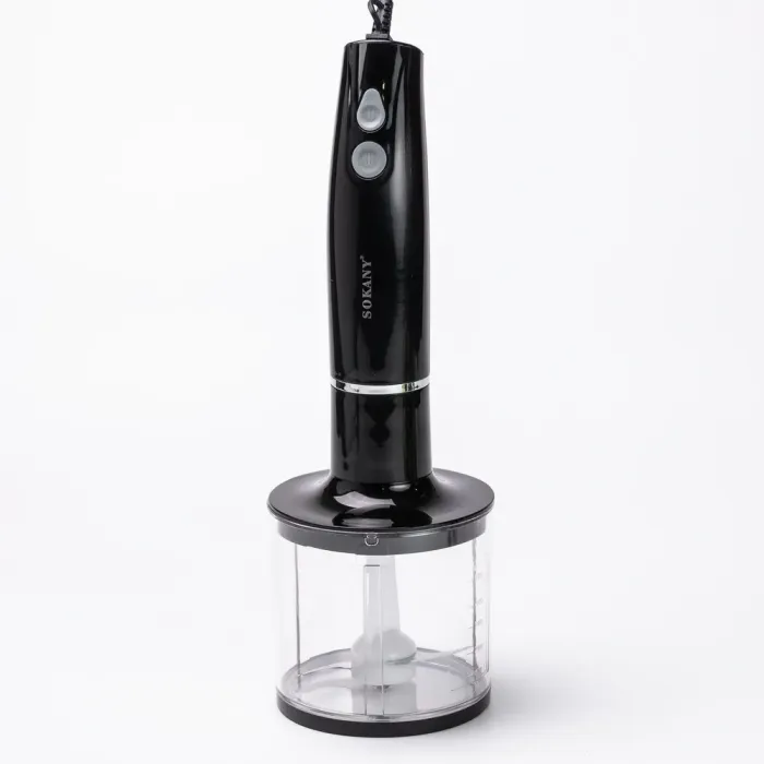 Блендер ручной погружной с насадками Sokany универсальный 4 в 1 полосе мейкер 800 Вт мощный (SK-DD-1812) - изображение 4