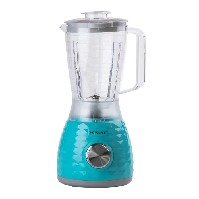 Блендер с чашей объемом 1,5 л и кофемолкой 500 Вт 2-скоростной Sokany (SK-03030) - изображение 2