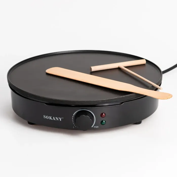 Млинниця електрична Sokany SK-BBQ-842 електромлинниця Ø30 см автоматична млинниця для дому професійна (SK-BBQ-842) - зображення 8