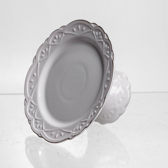 Блюдо на ніжці порцелянове Pearl 15 см Yiwu 120-YH-HG047 (120-YH-HG047) - изображение 3