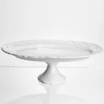 Блюдо на ніжці порцелянове Pearl 25,5 см Yiwu 120-YH-HG050 (120-YH-HG050)