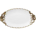 Блюдо сервірувальне порцелянове Margaret 30*17*2 см Yiwu YYSH1235 (YYSH1235)