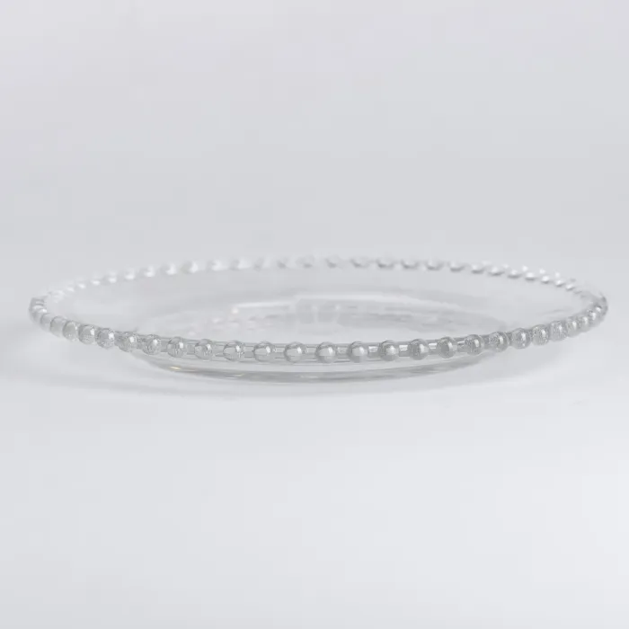 Тарелка десертная стеклянная Жемчужины 18,5 см (HP-YH-65) - изображение 3