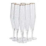 Келихи для шампанського Келихи для шампанського 250 мл, висока ніжка, набір із 6 штук. (HP-16-4)
