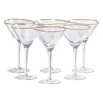 Набір із шести бокалів для мартіні об'ємом 200 мл (висока ніжка). (HP-16-24)