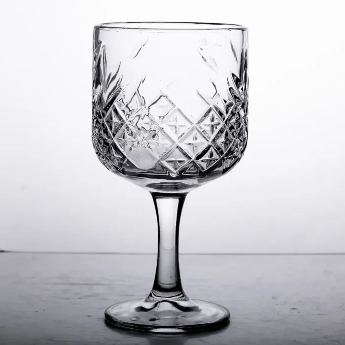 Бокалы для вина на высокой ножке набор 6 шт винный бокал стеклянный прозрачный 400 мл (HP-YH-44) - изображение 4