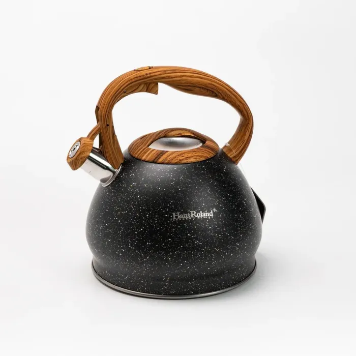 Большой набор кухонной посуды из нержавеющей стали кастрюли с толстым дном, сковорода, чайник, терка (HP33530B) - изображение 2