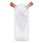 Пляшка для олії та оцту 2 в 1 скляна 380 мл для оливкової, соняшникової олії та оцту HP-34-14 (HP-34-14)