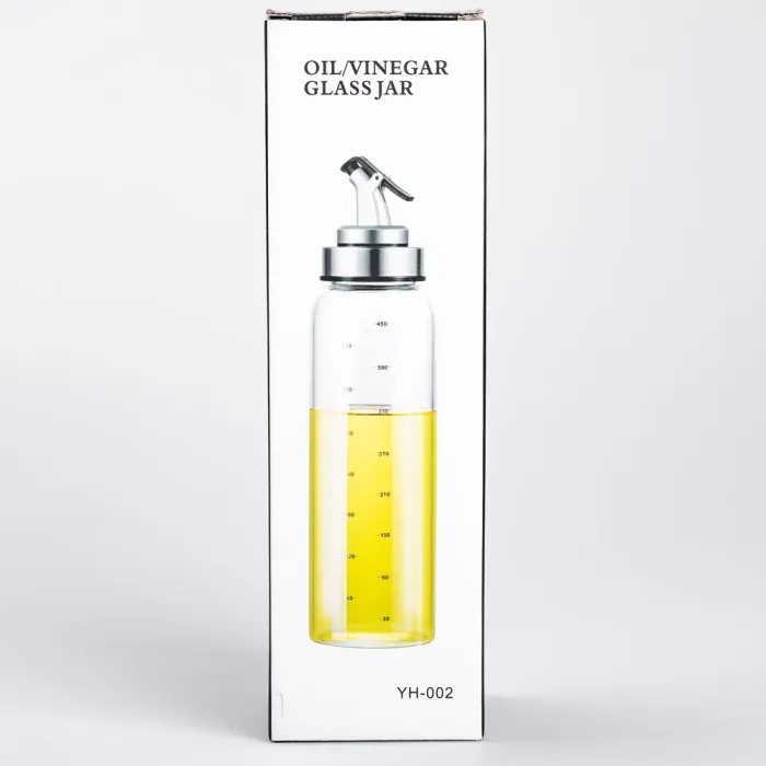 Пляшка для олії та оцту з дозатором 350 мл скляна (HP-1348) - зображення 5