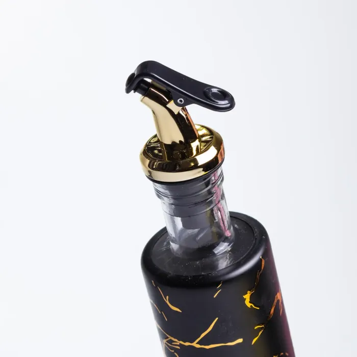 Пляшка для олії з дозатором 300 мл, чорний мармур HP-1344 (HP-1344) - зображення 2
