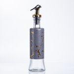 Пляшка для олії з дозатором 300 мл, сірий мармур HP-1345 (HP-1345)