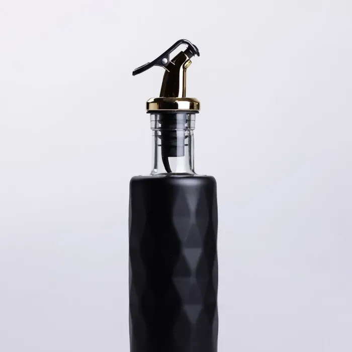 Пляшка для олії з дозатором 300 мл скляна пляшка для оливкової та соняшникової олії (HP-1362) - зображення 2