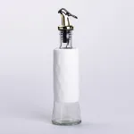 Пляшка для олії з дозатором 300 мл скляна пляшка для оливкової та соняшникової олії 24.5 см (HP-1363)