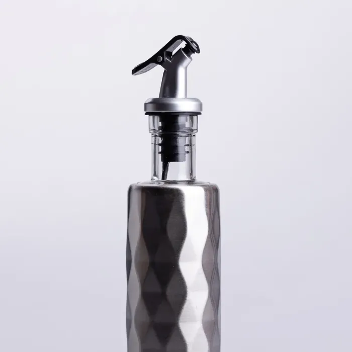 Пляшка для олії з дозатором 300 мл скляна пляшка для оливкової та соняшникової олії (HP-1361) - изображение 3