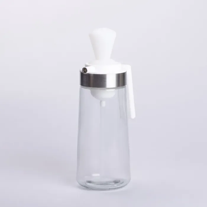 Пляшка для олії з дозатором 550 мл скляна пляшка для оливкової та соняшникової олії (HP-1349) - изображение 3