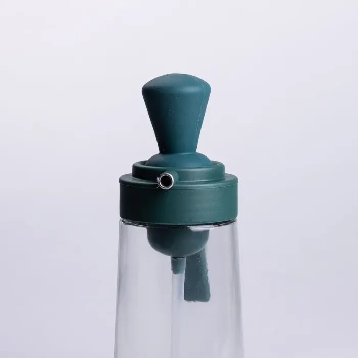 Пляшка для олії з дозатором 550 мл скляна пляшка для оливкової та соняшникової олії (HP-1351) - изображение 4