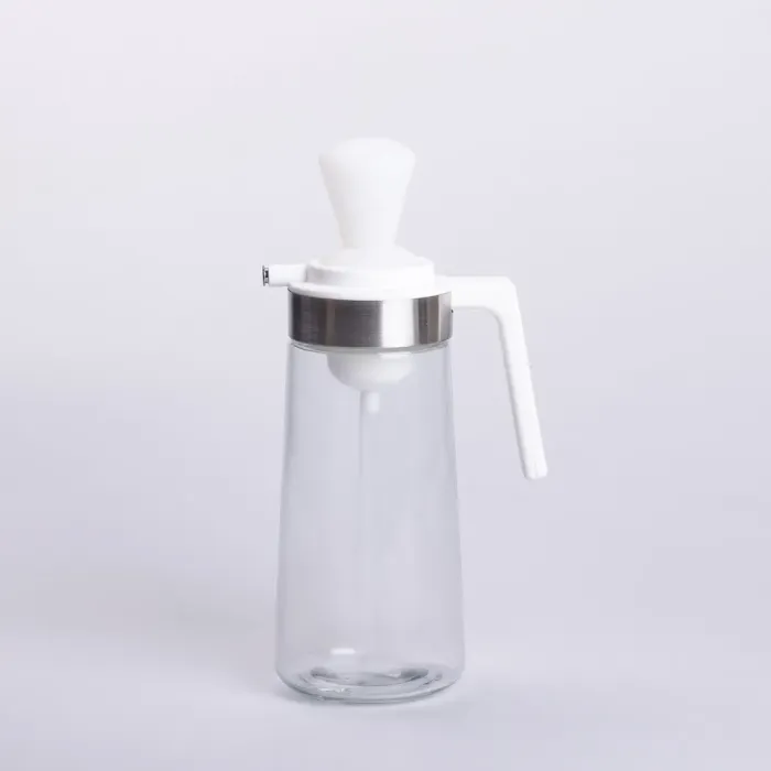 Пляшка для олії з дозатором 550 мл скляна пляшка для оливкової та соняшникової олії (HP-1349) - изображение 1