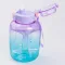 Бутылочка для воды 1.6 л спортивная с трубочкой с ремешком (HP-14-35)