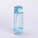 Пляшка для води багаторазова 760 мл пляшечка з трубочкою для спорту та школи (HP-14-48TU)