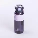 Пляшка для води з трубочкою та ремінцем 750 мл спортивна пляшка 23.5 см Фіолетова (HP-14-34V)