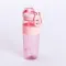 Пляшка для води спортивна 800 мл із трубочкою та ручкою 24 см Рожева (HP-14-41P)