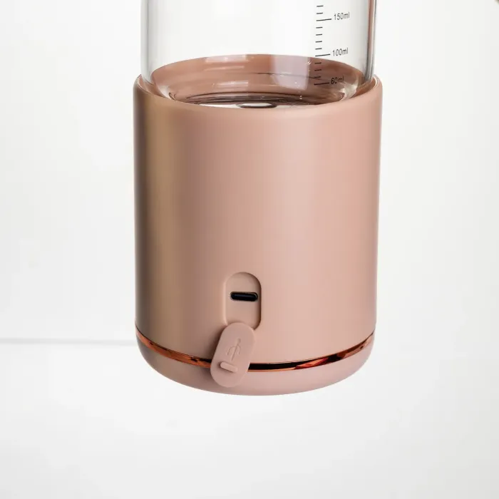 Пляшка з підігрівом для дитячого харчування та напоїв 300 мл з акумулятором підігрівач термос для дитячого харчування Рожевий HW01P (HW01P) - зображення 3