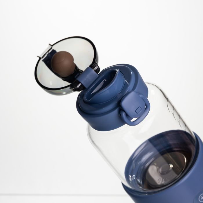 Пляшка з підігрівом для дитячого харчування та напоїв 300 мл з акумулятором підігрівач термос для дитячого харчування Синій HW01BL (HW01BL) - изображение 4