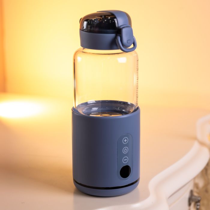 Пляшка з підігрівом для дитячого харчування та напоїв 300 мл з акумулятором підігрівач термос для дитячого харчування Синій HW01BL (HW01BL) - изображение 9