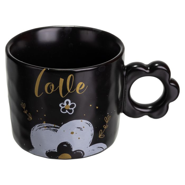Чашка для чаю та кави порцелянова Love 420 (мл) гарна оригінальна кружка на подарунок FM-14B (FM-14B) - изображение 2