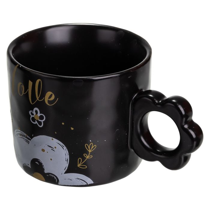 Чашка для чаю та кави порцелянова Love 420 (мл) гарна оригінальна кружка на подарунок FM-14B (FM-14B) - изображение 3