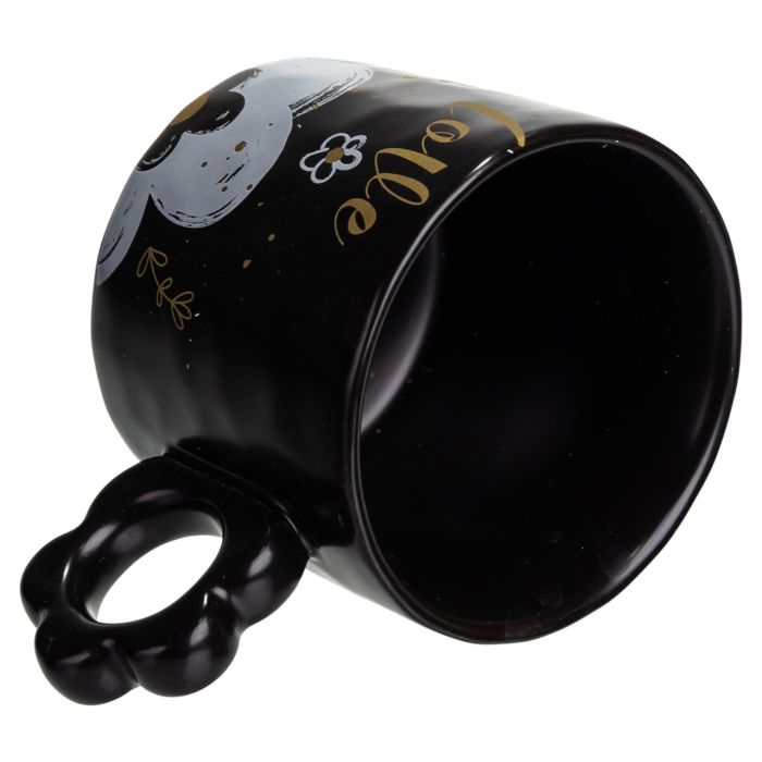 Чашка для чаю та кави порцелянова Love 420 (мл) гарна оригінальна кружка на подарунок FM-14B (FM-14B) - изображение 4