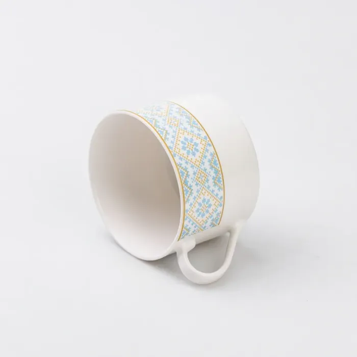 Чашка для кофе и чая 250 (мл) с украинским орнаментом 8.5 (см) (HP-7-741) - изображение 4