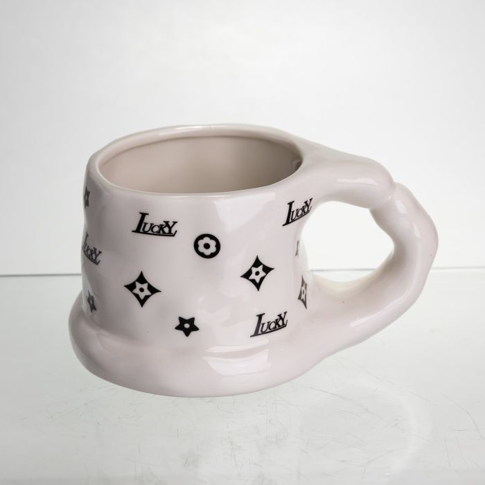 Чашка порцелянова 500 (мл) оригінальна кружка на подарунок чашка для чаю та кави Чорний FM-11A (FM-11A) - зображення 1