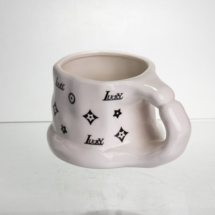 Чашка порцелянова 500 (мл) оригінальна кружка на подарунок чашка для чаю та кави Чорний FM-11A (FM-11A) - зображення 4