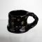 Чашка порцелянова 500 (мл) оригінальна кружка на подарунок чашка для чаю та кави Чорний FM-11B (FM-11B)