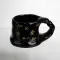 Чашка порцелянова 500 (мл) оригінальна кружка на подарунок чашка для чаю та кави Чорний FM-11B (FM-11B)