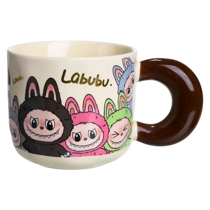 Чашка порцелянова Labubu 400 (мл) подарункова Yiwu FM-21C (FM-21C) - зображення 3