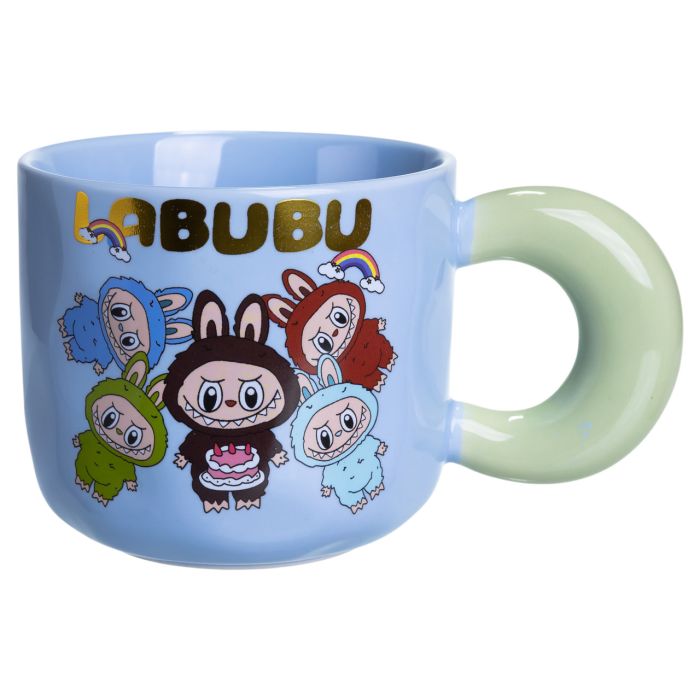 Чашка порцелянова Labubu Bring Joy 400 (мл) подарункова кружка прикольна чашка для дітей на подарунок FM-22C (FM-22C) - зображення 4