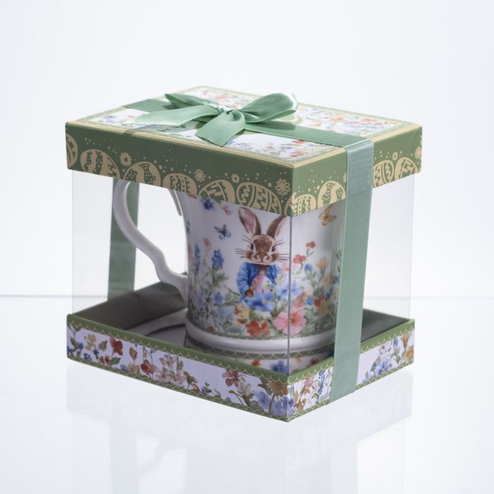 Чашка порцелянова Garden Rabbits 300 мл в подарунковій упаковці HP-7323-2 (HP-7323-2) - зображення 5