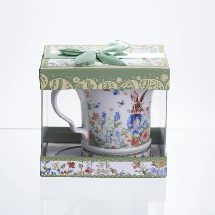 Чашка порцелянова Garden Rabbits 300 мл в подарунковій упаковці HP-7323-2 (HP-7323-2) - зображення 6