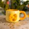 Кубок порцелянова з магнітом Бант 400 (мл) подарункова кружка прикольна чашка для дітей на подарунок Бежевий з жовтим FM-52A (FM-52A)