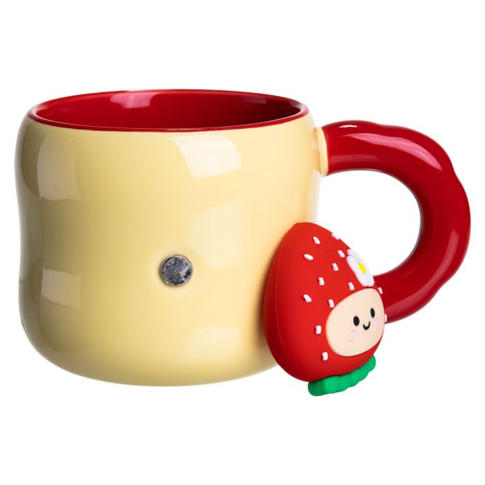 Кубок порцелянова з магнітом Поулиниця 400 (мл) подарункова кружка прикольна чашка для дітей на подарунок Жовтий з червоним FM-53A (FM-53A) - изображение 4