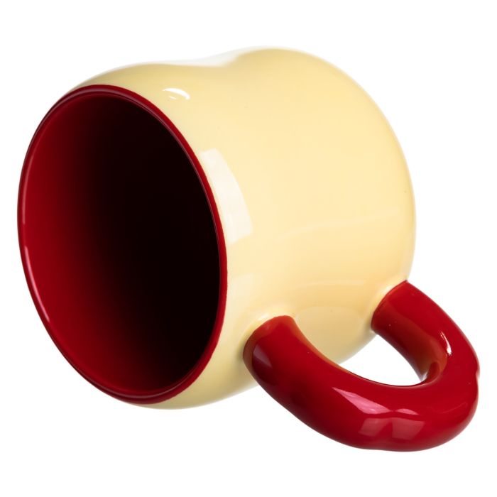 Кубок порцелянова з магнітом Поулиниця 400 (мл) подарункова кружка прикольна чашка для дітей на подарунок Жовтий з червоним FM-53A (FM-53A) - изображение 5